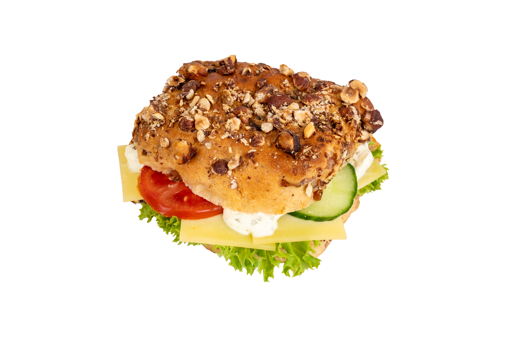 Nuss Früchte Brötchen Gruyère