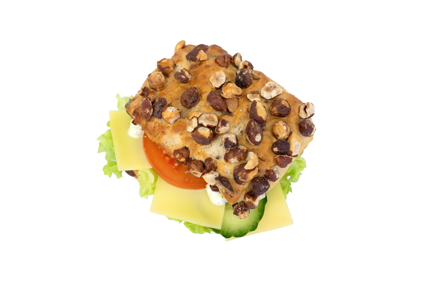 Nuss Früchte Brötchen Gruyère