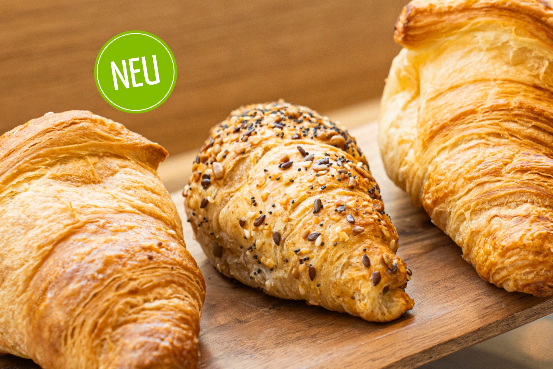 Croissantmoment: Mehrkorn zum Geniessen.